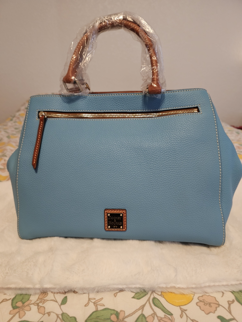 Dooney & Bourke Pebble Grain Zip Satchel